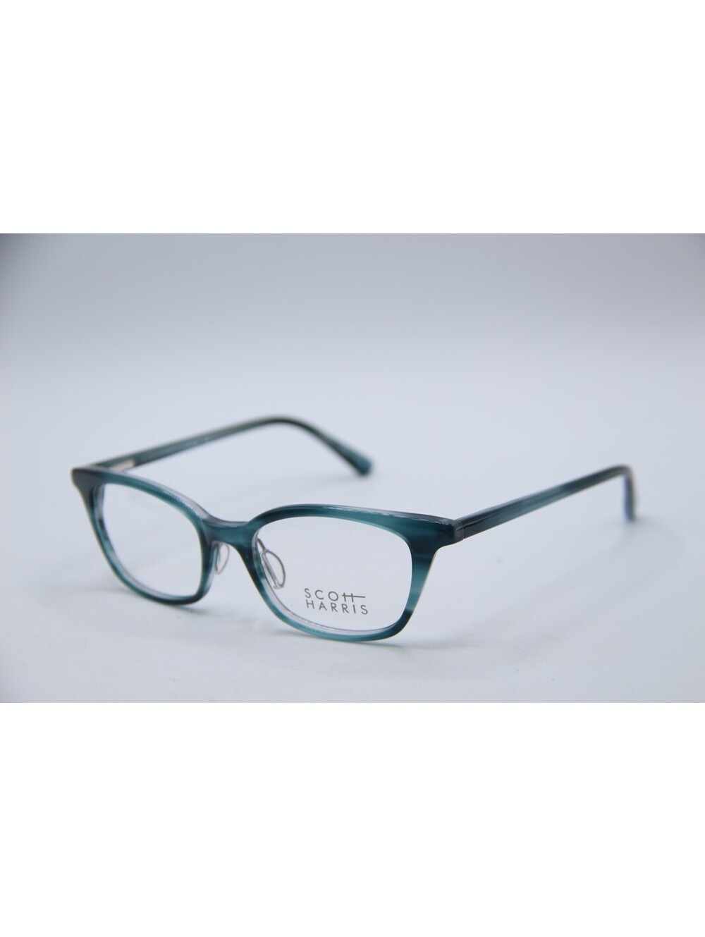 Scott Harris Sh-580 C1 Blue Black Authentic Eyeglasses 50-18-142